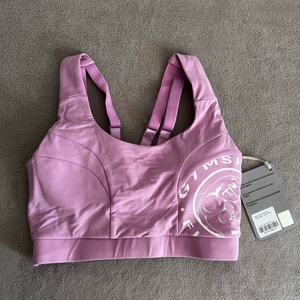 NWT Gymshark Legacy Bralette XS pink
